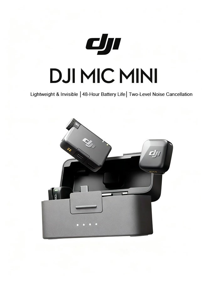 Dji World DJI ميكروفون ميني (2 TX + 1 RX + حالة الشحن) أسود - Image 4