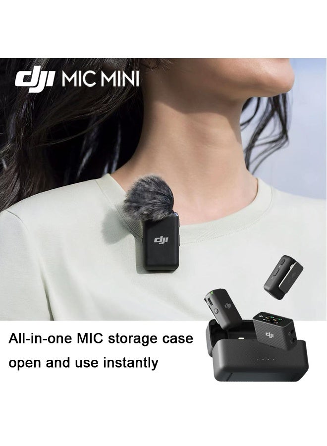 Dji World DJI ميكروفون ميني (2 TX + 1 RX + حالة الشحن) أسود - Image 5