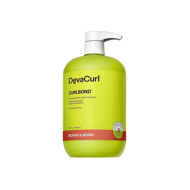 DevaCurl ديفا كيرل كيرلبوند منظف رغوي خفيف، ملاذ مريح، 32 أونصة سائلة - Image 1
