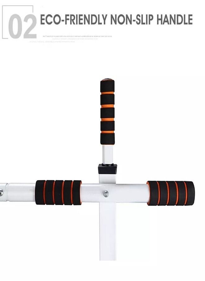 Generic Doorway Pull-Up Bar Wall Mounted Frame With Ergonomic Grip Upper Body Workout Bar Home Fitness Exercise Tool  - Image 5