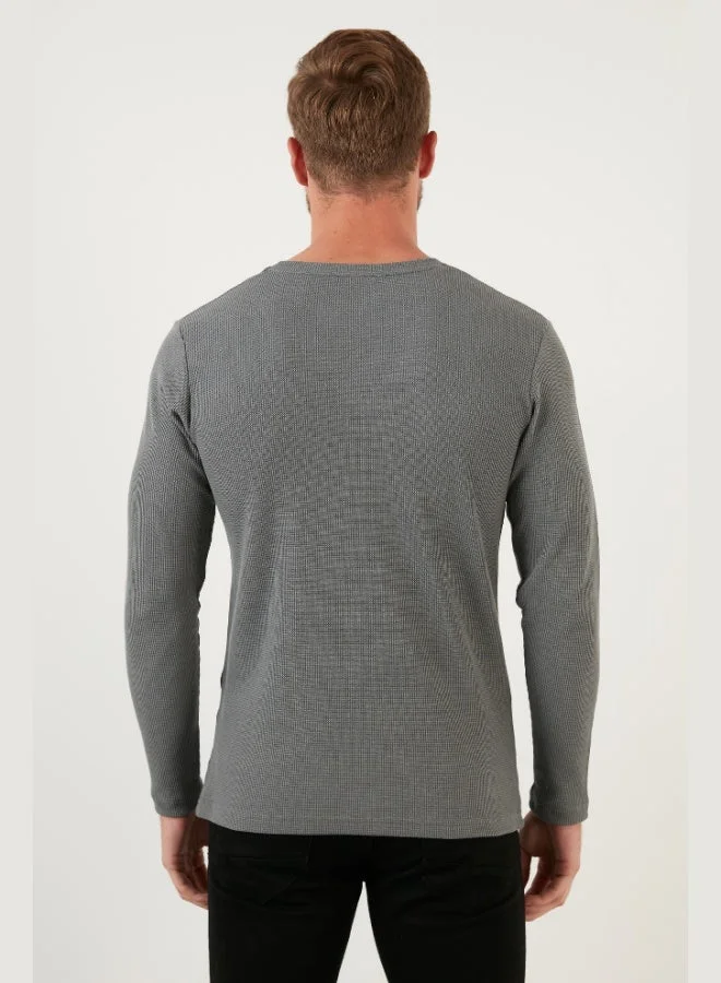 Buratti  Buratti Cotton Crew Neck Slim Fit Basic Sweat Men's SWEAT 5905073S2 for Men | Best Price UAE