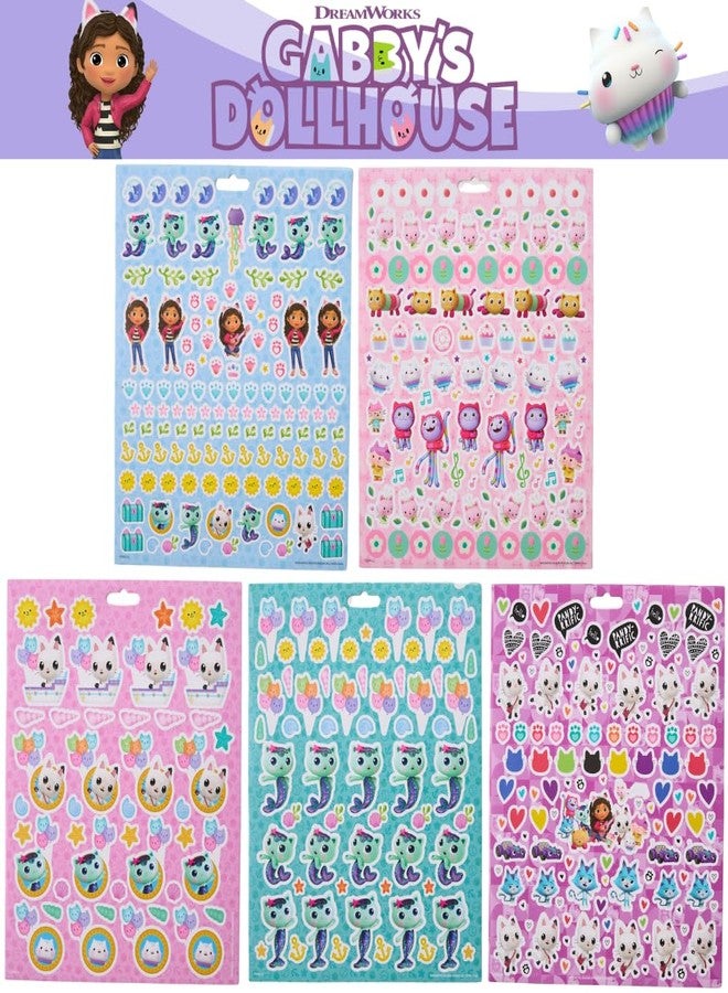 Innovative Designs Gabby's Dollhouse Sticker Book Set, 12 Sheets with 1000+ Puffy Stickers Gabby, Mericat, Cakey, Pandy Paws - Image 3