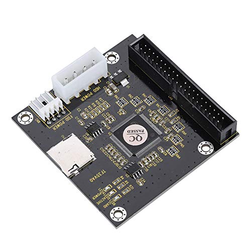 fosa SD,SDHC,SDXC,MMC to IDE 40Pin 3.5in Male Memory Card Adapter, Mute Four Legged Computer Power Connector for DOS,Linux, MMC System Specification 2.0, etc - Image 1