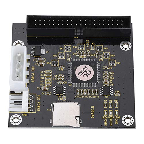 fosa SD,SDHC,SDXC,MMC to IDE 40Pin 3.5in Male Memory Card Adapter, Mute Four Legged Computer Power Connector for DOS,Linux, MMC System Specification 2.0, etc - Image 2