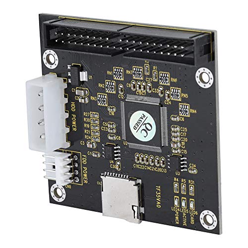 fosa SD,SDHC,SDXC,MMC to IDE 40Pin 3.5in Male Memory Card Adapter, Mute Four Legged Computer Power Connector for DOS,Linux, MMC System Specification 2.0, etc - Image 5