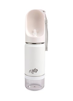 all for paws Lifestyle 4 Pets - 2-in-1 Stainless Drinking bottle - 400ml / 14oz  - Image 1
