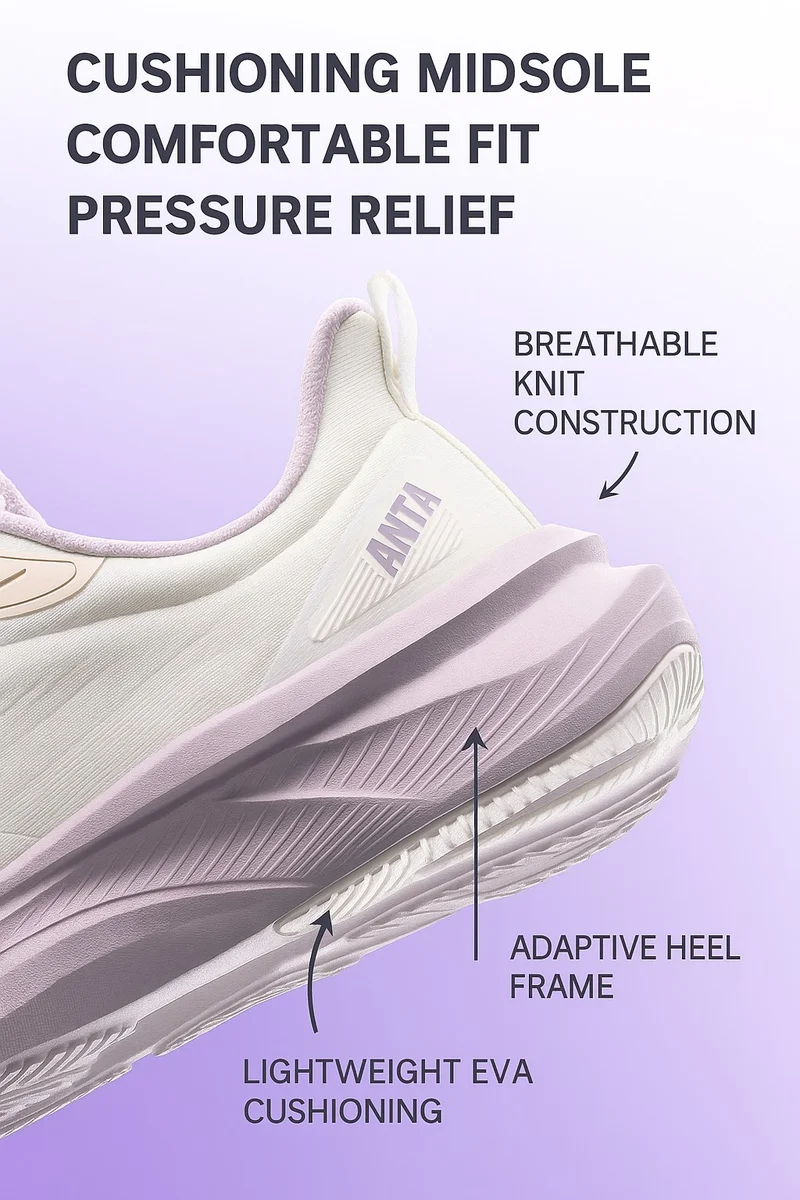 ANTA Keep Runnin- Women’s Running Shoes - Lightweight Running - Fitness Sneakers