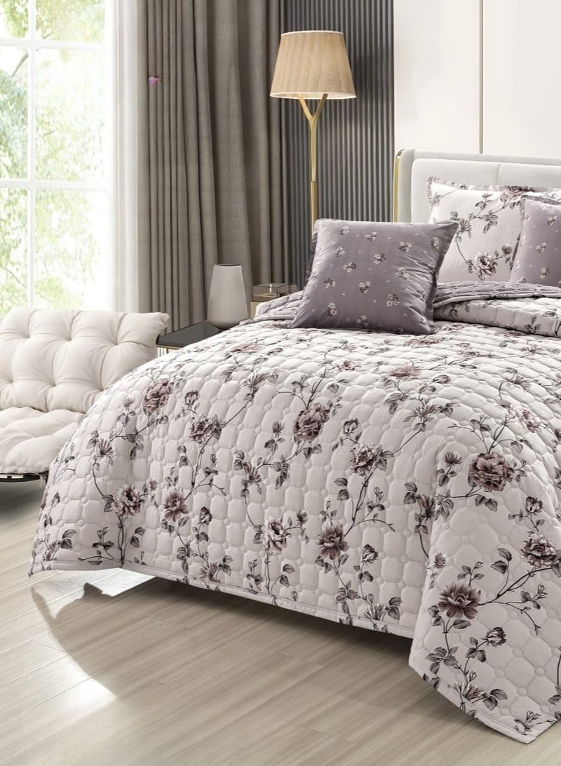 مون طقم لحاف نفرين مفرش مكون من 6 قطع بوليستر 250x230 سم - Image 3