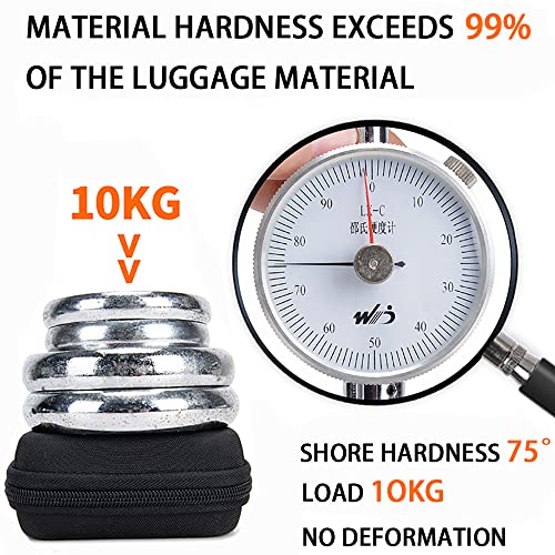 Cwatcun Carrying & Protective Case for Digital Camera, Small Camera Pouch for AbergBest 2.7" LCD Kodak Pixpro/Canon PowerShot ELPH 180/190 / DSCW830 Travel Cameras, Waterproof Shockproof Case - Black - Image 5