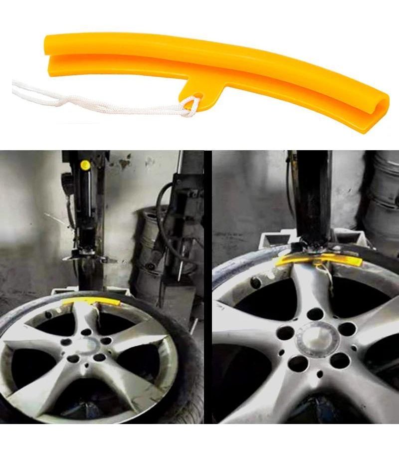 Blue 3pcs Car Motorcycle Wheel Rim Protector Tire Change Tool - Image 3