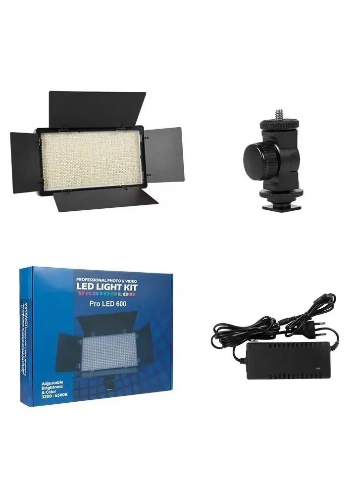 DUSALA Pro LED 600 Photography Light  Photo Shoot  Video Making Light For TikTok & Insta Reels  Wedding Photography LED Studio Light With Stand Camera Light - Image 1