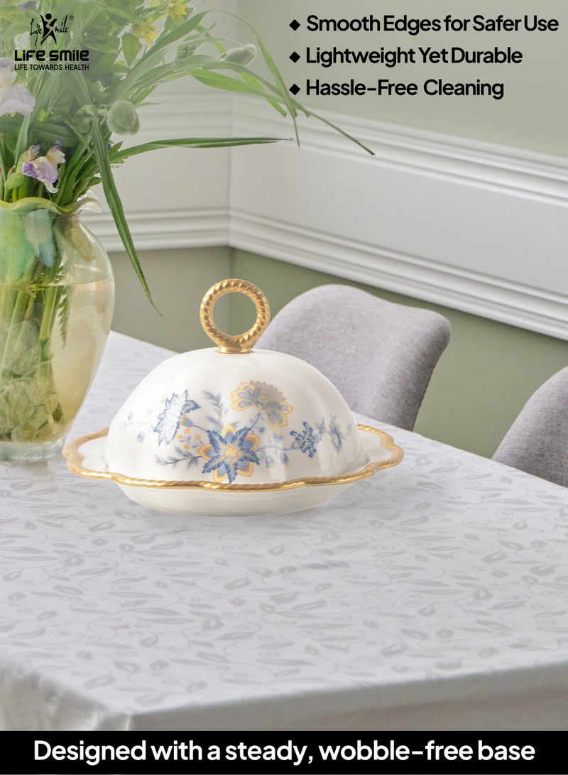 Life Smile LIFE SMILE Candy Bowl -Butter Dish with Lid - Covered Sugar Bowl | Serving Dish and Food Storage Container, Perfect for Chocolate Jars, Home, Office, and Gift Use - Image 5
