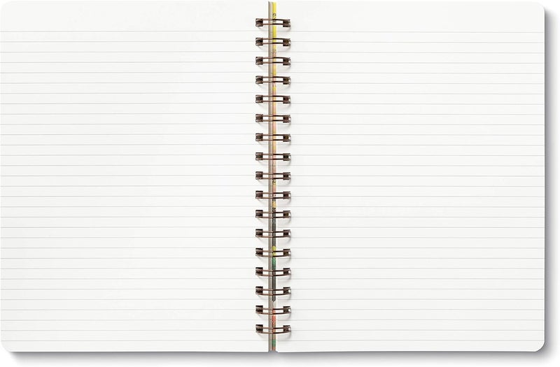 Compendium Spiral Notebook - There is a voice that doesn't use words. Listen. — A Designer Spiral Notebook with 192 Lined Pages, College Ruled, 7.0”W x 9.25”H - Image 5