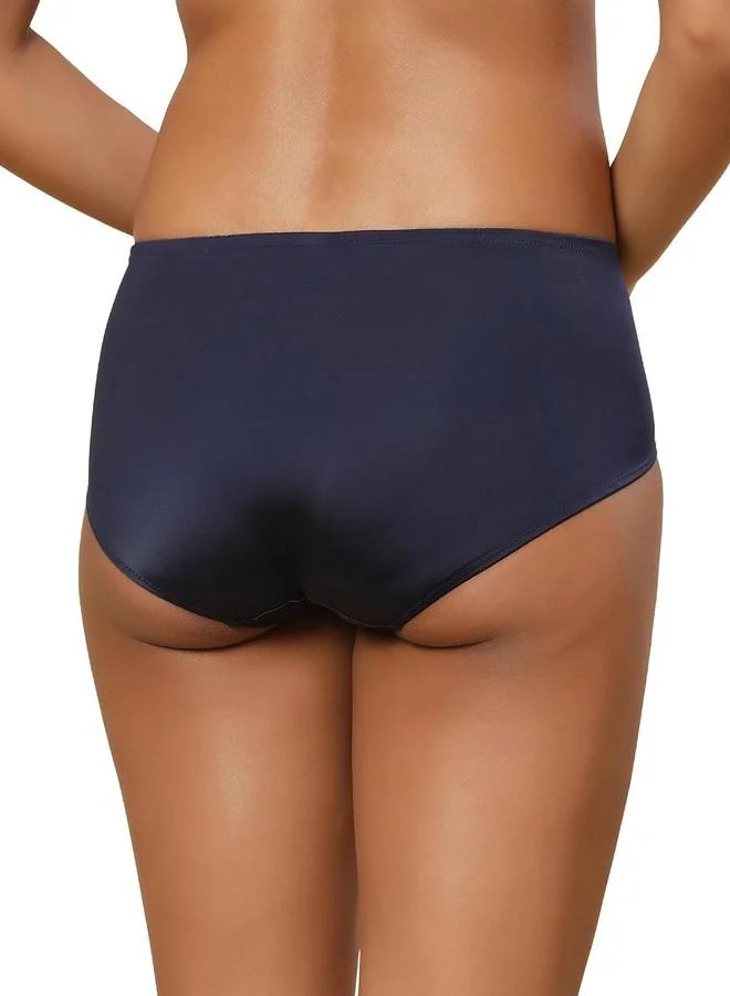 ترايامف Triumph Women's Polyamide Classic Solid Hipster Panties (Pack of 1) (756I596_Navy Blue