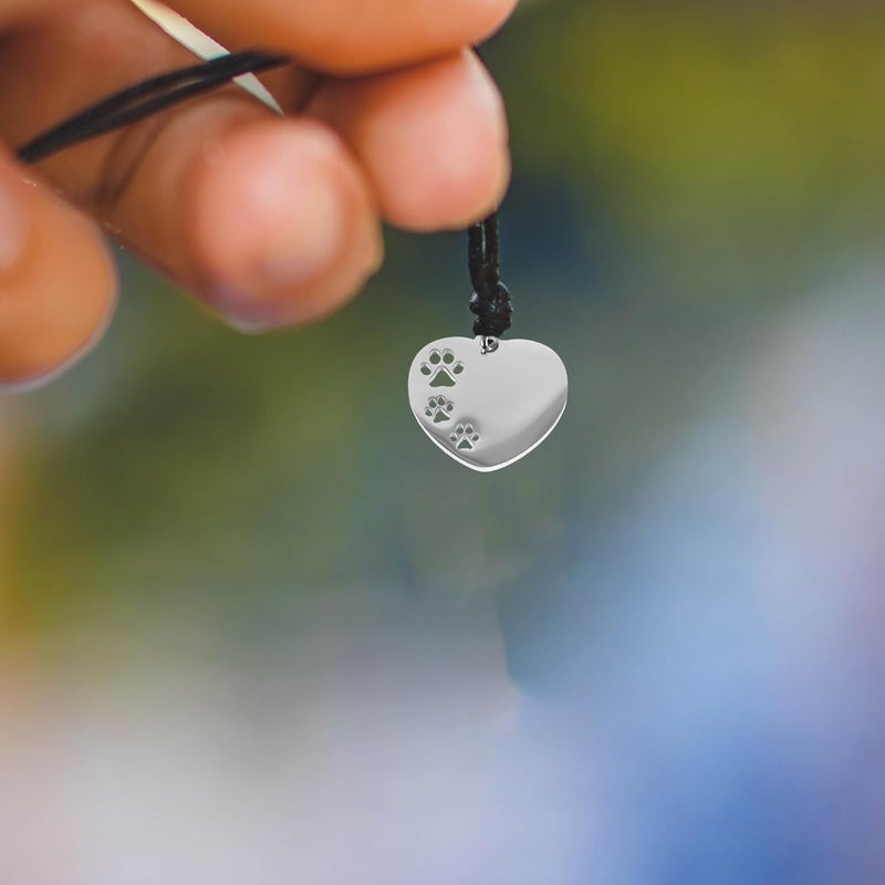ibasenice 10pcs Heart Shaped Stainless Steel Dog Id Tags Metal Name Tags for Dogs Pet Collar Accessories Sturdy - Image 5