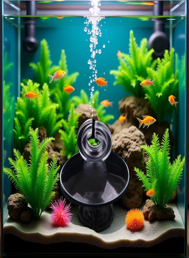 GANPUB 10Pcs Black Aquarium Suction Cup,Cup Holder Sucker Tube Sucker Clear Airline Tube Clips Holders Clamps for Fish Tank Tubing Air Pump Accessories - Image 3