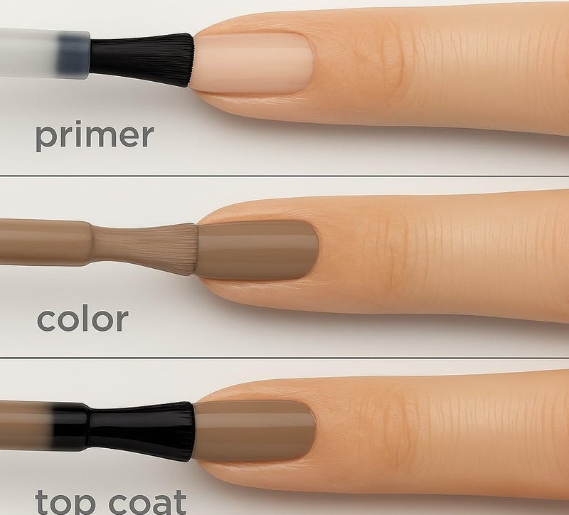 Sally Hansen Miracle Gel Salon Quality Nail Polish | Gel-Like Formula, Two-Step System, No UV Light Needed, Long Lasting | Opaque, Metallic | 841 Hollaa-Gram | Multichrome Brown Nail Polish - Image 3