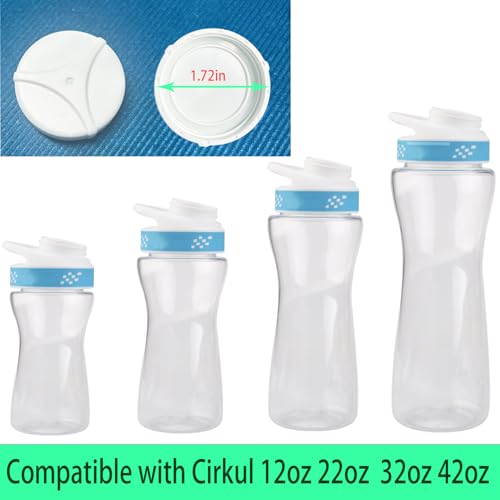 ziHenryDa 3 pcs Lid for Cirkul Water Bottle,Lid Compatible with Cirkul Bottle，Lid Applicable to for Cirkul Bottle of (Black/White/Blue) - Image 4
