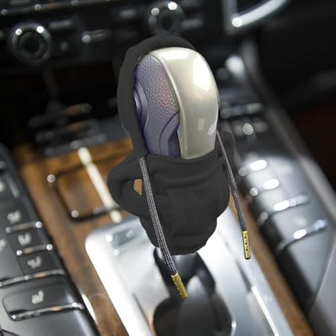 rayihni Generic Car Gear Shift CoverShifter Knob Hoodie Cover  Decoration Fits Manual or Automatic Universal Car Shift Lever Interior Decor - Image 4