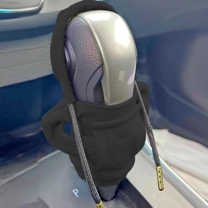 rayihni Generic Car Gear Shift CoverShifter Knob Hoodie Cover  Decoration Fits Manual or Automatic Universal Car Shift Lever Interior Decor - Image 3