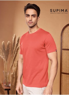The Souled Store Basic Supima Cotton T-shirt for Men and Boys