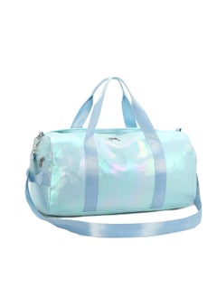 Gym Bag for Women Sports Travel, Duffle with Wet Pocket Weekender, Overnight Waterproof Shoe Pouch and Air Hole Girls Kids Travel Foldable