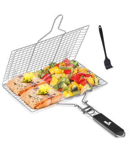 UNCO Stainless Steel Fish  Vegetable Grill Basket