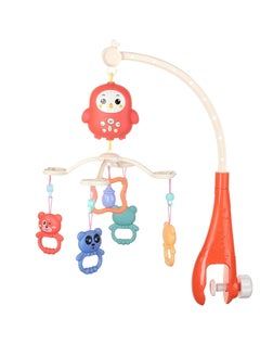Generic Baby Crib Mobile With Musical, Night Light ＆ Moon Star Projector, Mobile For Crib With Remote Control Timing Function, 360° Rotation Crib Toys For Newborn Infant Boys And Girls(Pink)  - Image 1
