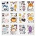 DaiUni 24 Sheets 82759 Make Your Own Animals Stickers for Kids Toddlers Make a Face Stickers for Kids Party Favors Activities - Image 3