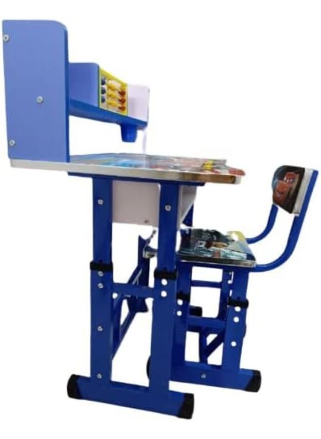 طاولة عمل زرقاء عامة للمنزل والمكتب - Image 4