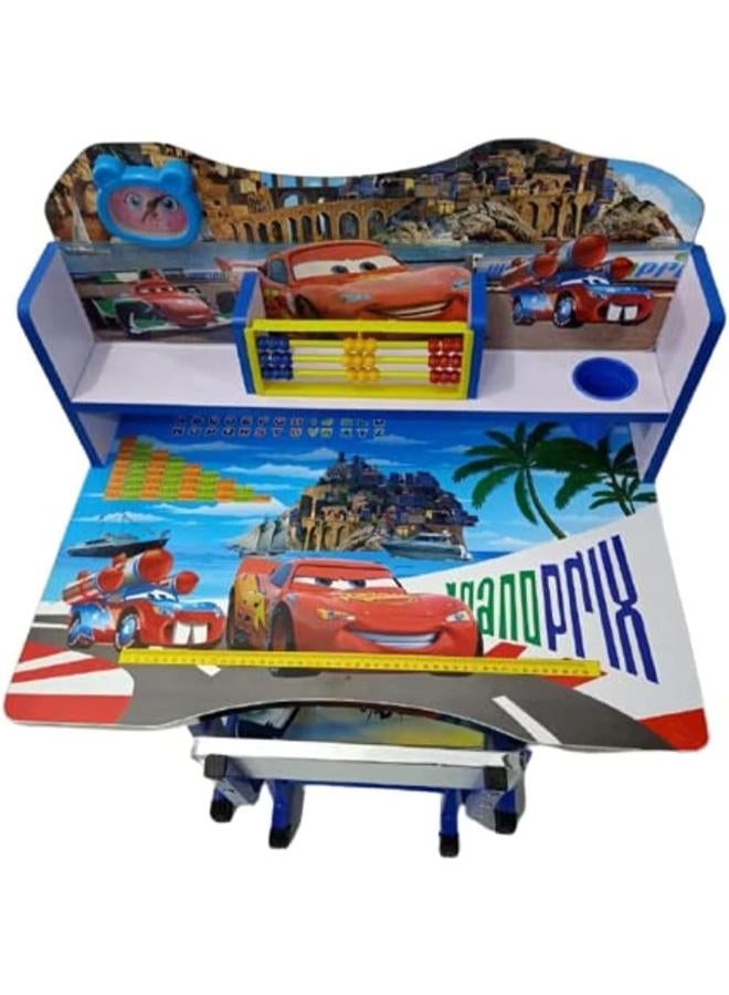 طاولة عمل زرقاء عامة للمنزل والمكتب - Image 1