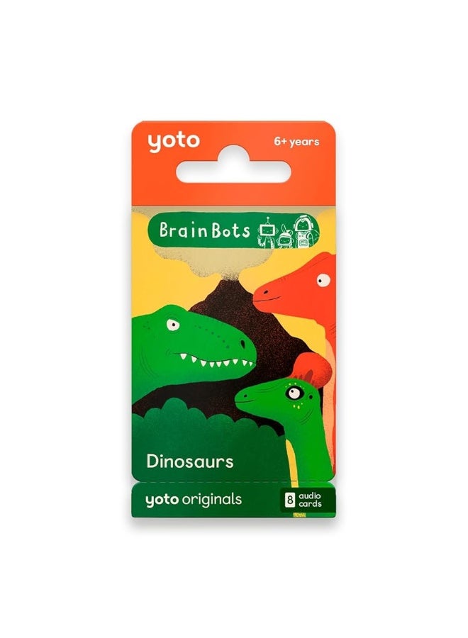 Yoto BrainBots: Dinosaurs â€“ 8 Kids Audiobook Cards for Use with Yoto Player & Mini All-in-1 Audio Player, Educational Screen-Free Listening with Fun Stories for Learning & Interactive Quizzes, Ages 6+ - Image 3