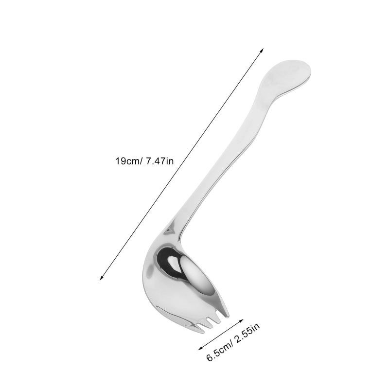 Right Handed Angled Fork Spoon For Elderly Disabled Self Feeding - Image 3