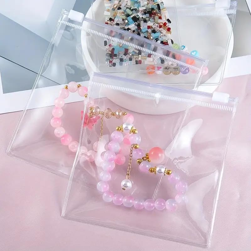 Nibbler 18 Pcs Travel Jewellery Pouch for Women, Travel Earrings Organiser Pouch, Portable Jewellery Organisers for Rings, Earrings, Bracelets, Decorative Box Multi-Purpose Pouches (Mix Sizes) - Image 5