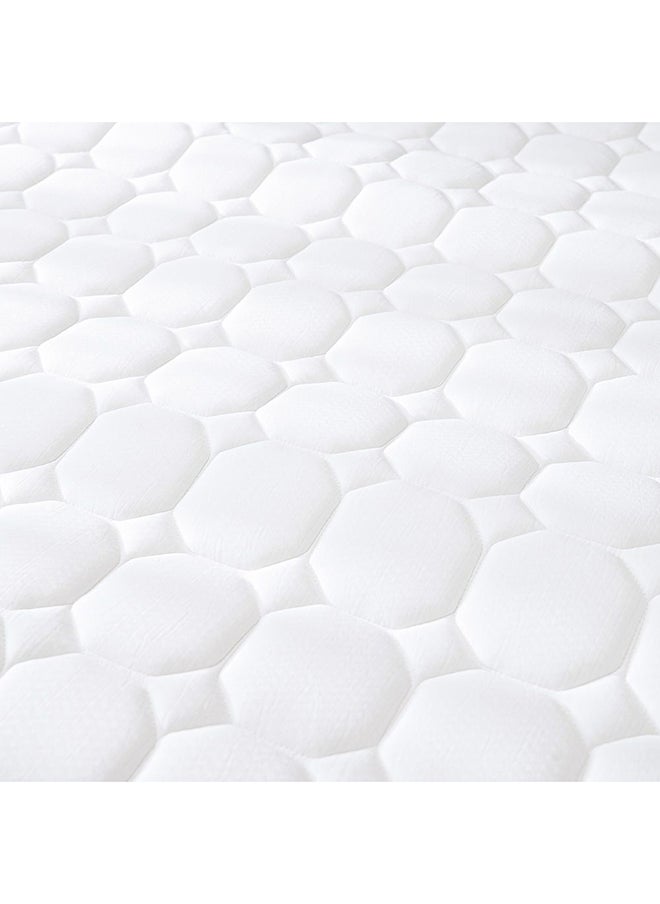 DANUBE HOME Natural Memory Foam With Pocket Spring Mattress Medium Firm Feel Queen Mattress Spine Balance For Pressure Relief 26 cm Thickness White Size L200xW150Cm  - Image 4