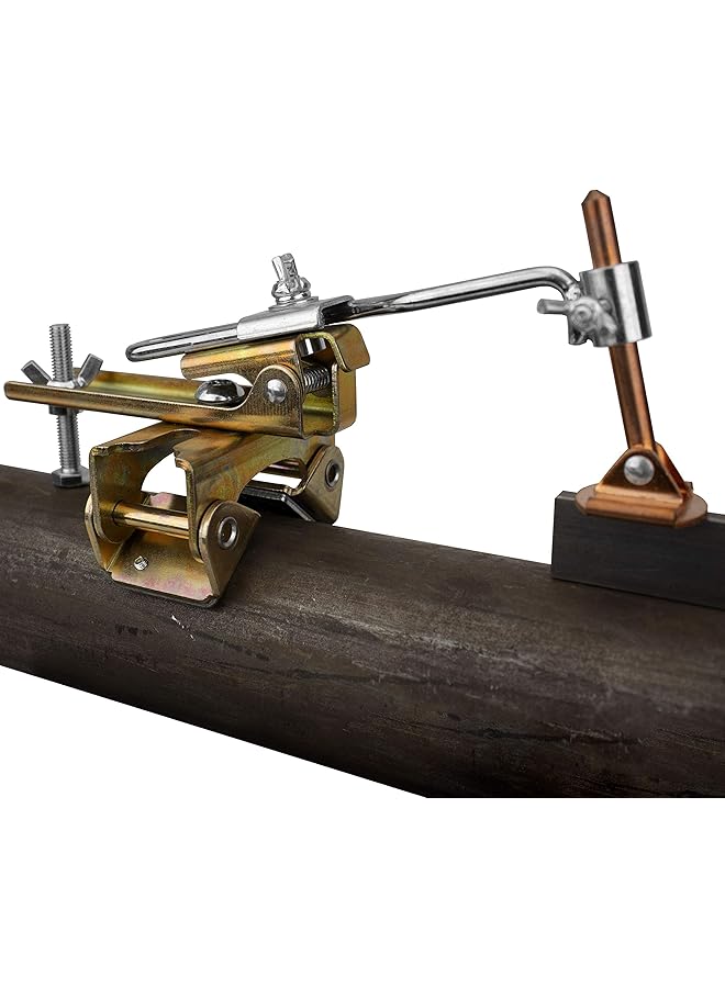 إيروريكس إصبع لحام مغناطيسي فاخر من النحاس + قاعدة وسادة مغناطيسية على شكل حرف V + مسمار مضاد للانقلاب مقاس 10 بوصات Agh270 - Image 1