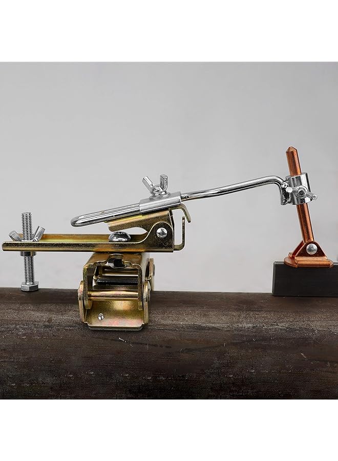 إيروريكس إصبع لحام مغناطيسي فاخر من النحاس + قاعدة وسادة مغناطيسية على شكل حرف V + مسمار مضاد للانقلاب مقاس 10 بوصات Agh270 - Image 2