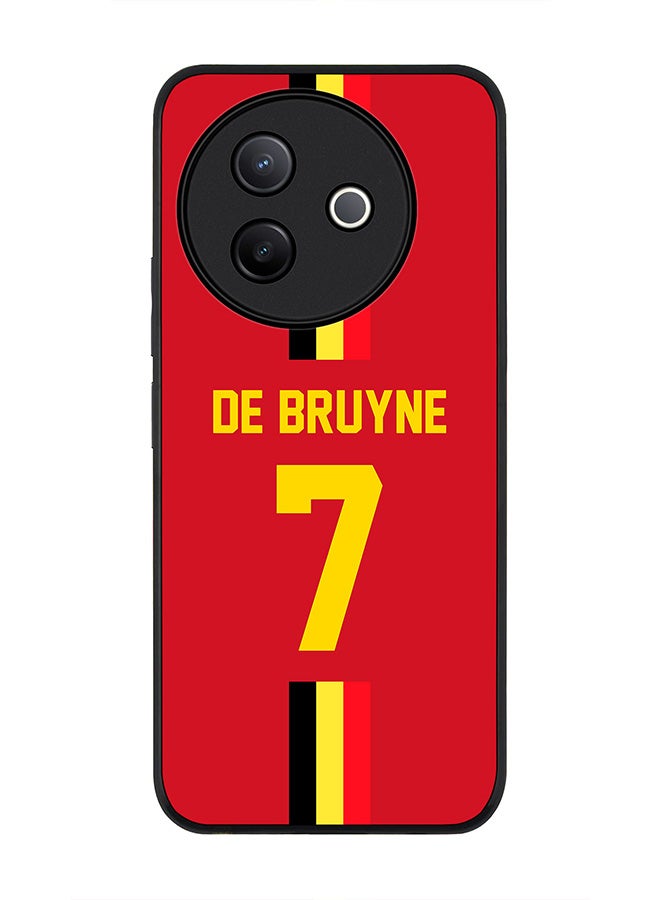 Stylizedd For Vivo Y39 5G / vivo Y300i 5G Case,Slim fit Camera Protection, Shockproof Thin Phone cover  - Football - Belgium,  De Bruyne - Image 1
