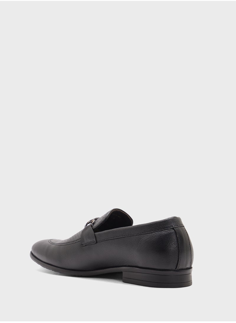 Robert Wood Genuine Leather Formal Slip Ons  - Image 2