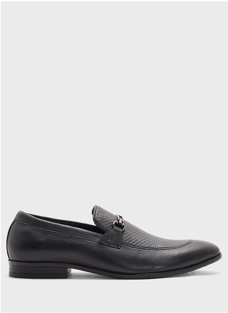 Robert Wood Genuine Leather Formal Slip Ons  - Image 1