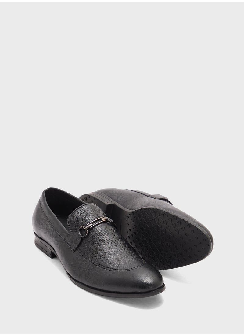 Robert Wood Genuine Leather Formal Slip Ons  - Image 3