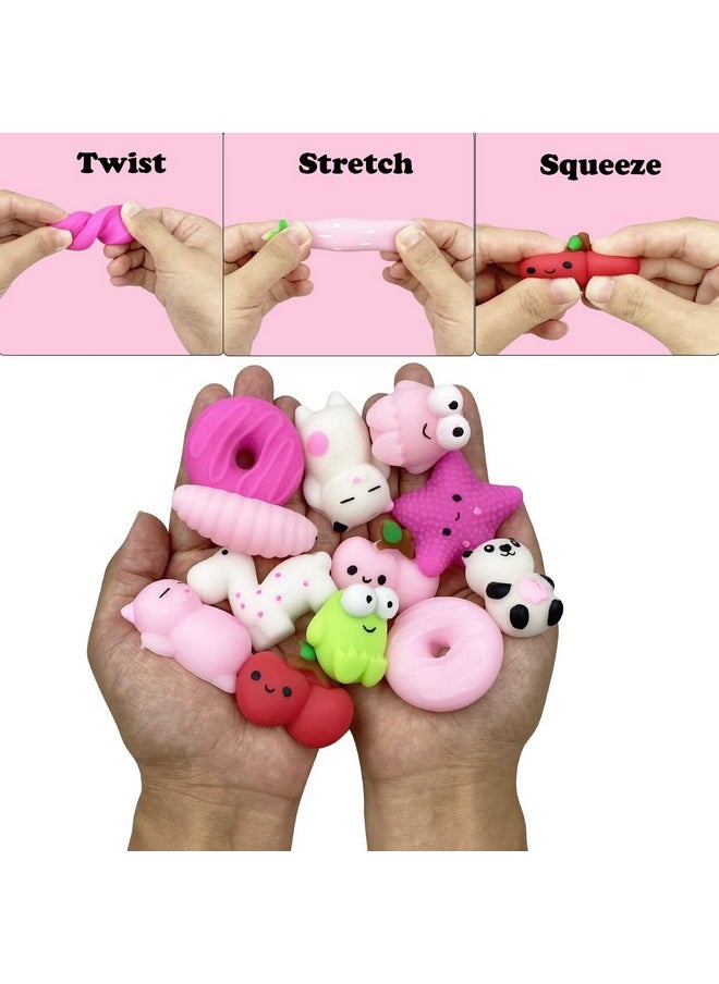 Jofan - 24 Pcs Valentines Cards With Mochi Squishy Toys Squishies For Kids School Class Classroom Valentines Day Gifts Prizes Party Favors - Image 1