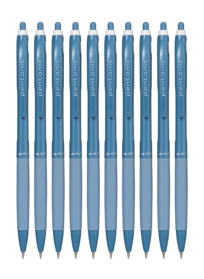 Pentonic B-RT Shades 0.7 mm Ball Point Pen Box Pack | Blue Ink, Pack of 10 - Image 1