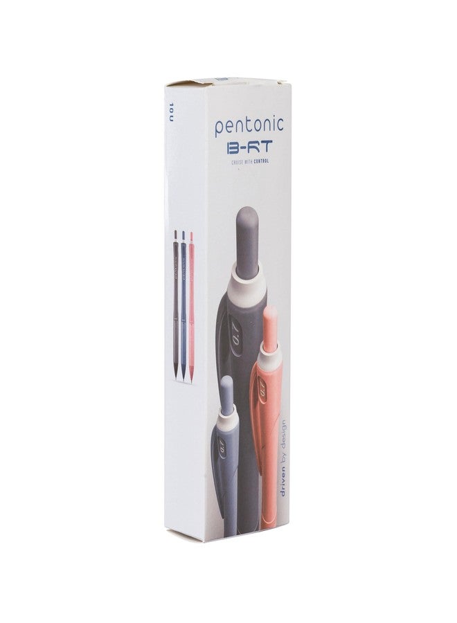 Pentonic B-RT Shades 0.7 mm Ball Point Pen Box Pack | Blue Ink, Pack of 10 - Image 5