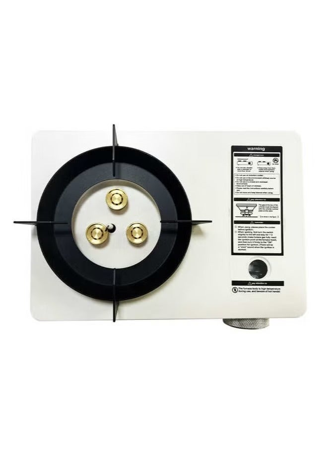 ELTRAZONE Infrared Single Burner Gas Stove Portable & Compact Smart Outdoor Cooking for Camping, RV, Hotels, Household Use, Electric Butane Stove for Travel & Power Cooking - Image 1