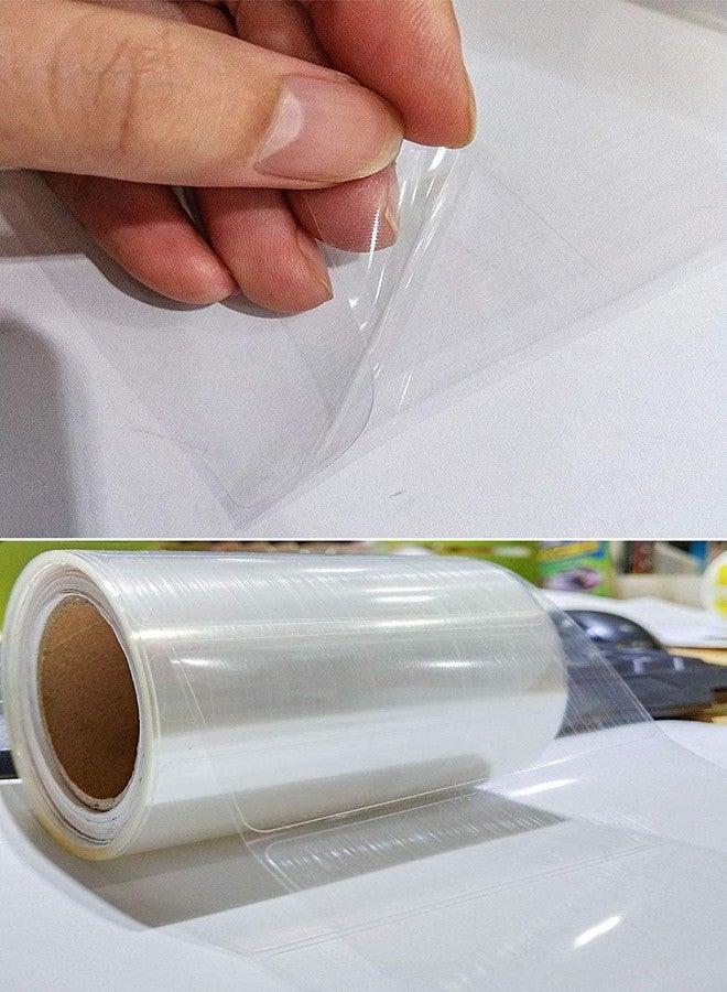 ريماركابل واقيات ملصقات شفافة، مقاس 1 1/4 × 3 1/2 بوصة - واقيات ملصقات فينيل لامعة - 500 واقي ملصق مستطيل/لفة - Image 3