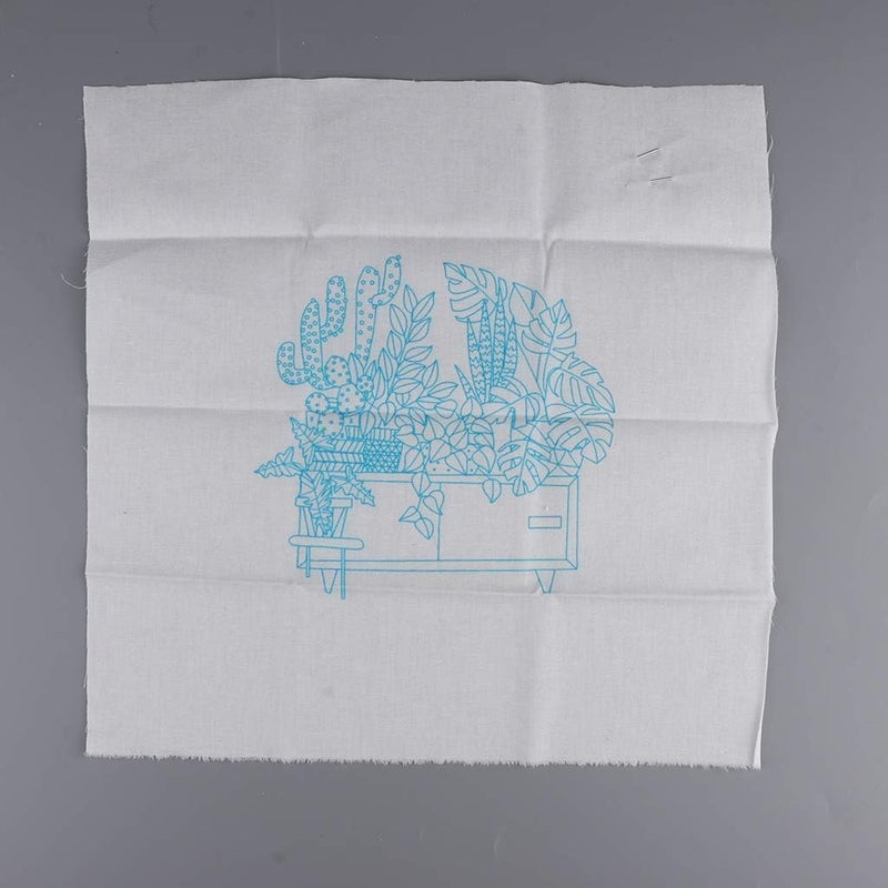 كلاراكو مجموعة أدوات تطريز يدوية حديثة للمبتدئين، مناسبة للكبار، تتضمن نقشة نبات أصيص - EC004 - Image 4