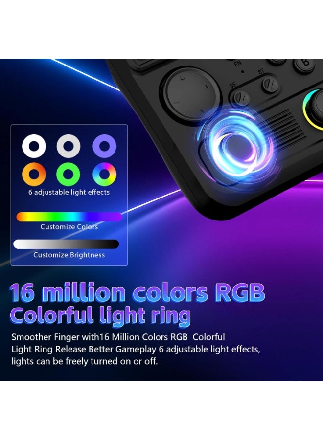 JAJEEK R36TMAX Retro Handheld Game Console, 4.0 Inch IPS HD Screen, Portable Retro Gaming Device with 64GB Built-In Storage, 18,000+ Classic Games, WiFi & OTG Support, Classic Black - Image 5