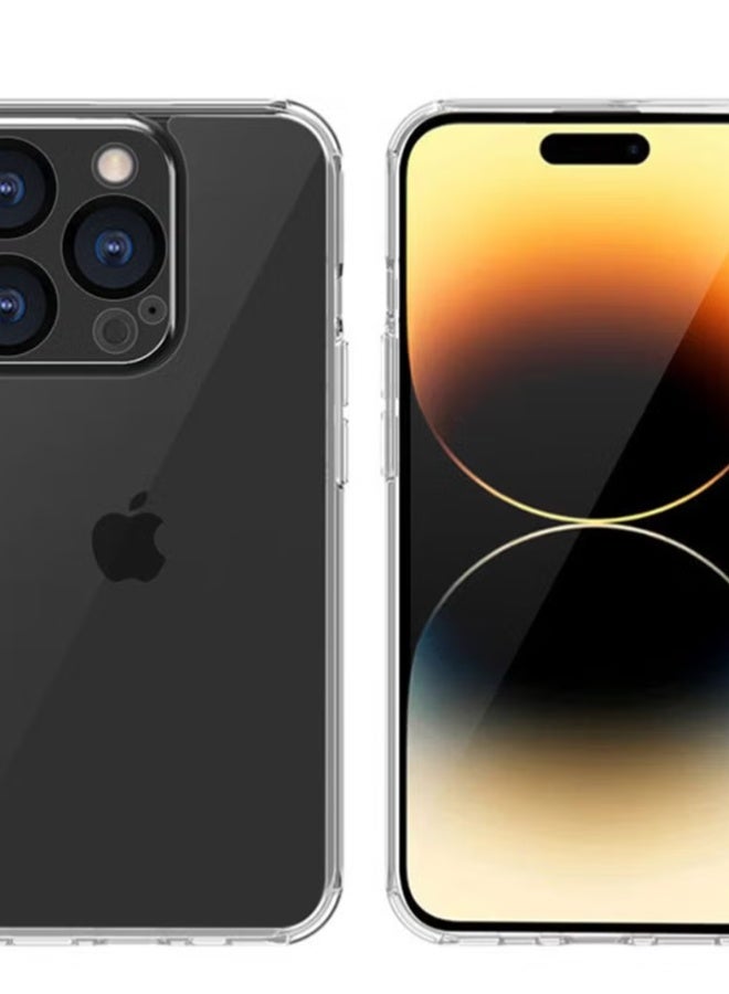 ALFY & CO iPhone 15 Pro Max Case Clear 6.7 inch Anti-Yellowing Mil-Grade Anti-Drop iPhone 15 Pro Cover Transparent, Slim Crystal iPhone 15 Pro Max Case, Full Lens Protection, Shockproof Anti-Scratch Clear - Image 3