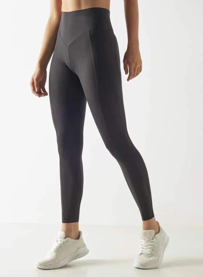 ADOT by Splash Compression Leggings with Elasticated Waistband
